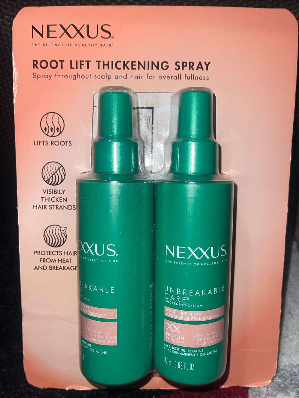 Nexxus Unbreakable Care Root Lift Thickening Spray - Green